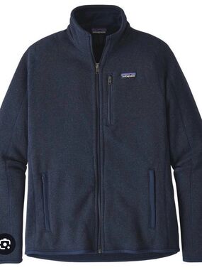 Patagonia Navy Blue Full-Zip Fleece Jacket